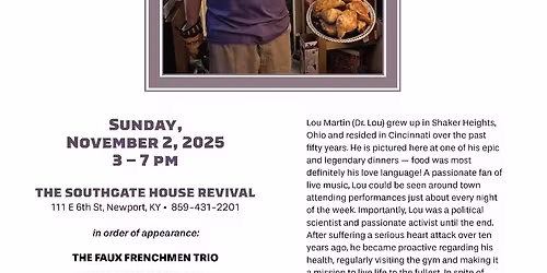 A Tribute to Lou Martin