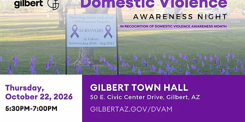 Gilbert Domestic Violence Awareness Night