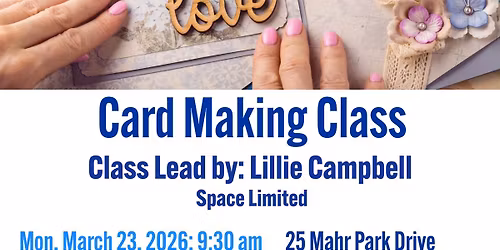 Card Making Class