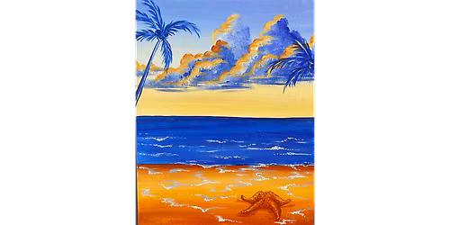 Sapphire Sunset Beach - Paint and Sip in Houston | Classpop!\u2122