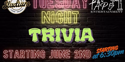 Trivia @ The Stadium Bar & Grill
