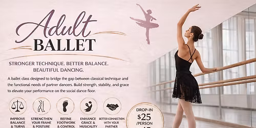 Adult Ballet \u2013 Beginner