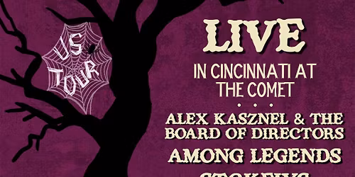 ALEX KASZNEL & THE BOD w\/ Among Legends, Stokelys, Cucumbersome