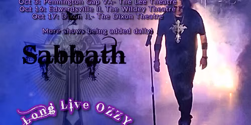 SABBATH "Long Live OZZY"