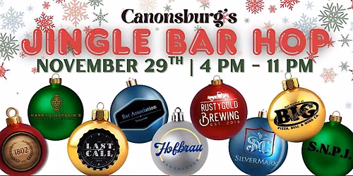 Canonsburg's Jingle Bar Hop - Bar Crawl