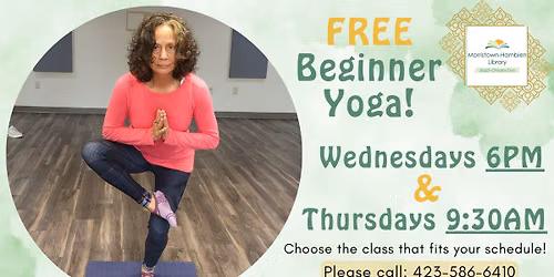 FREE Beginner Yoga Wednesday July 15