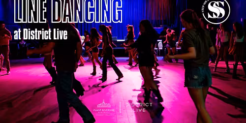 Line Dancing with Step South at District Live