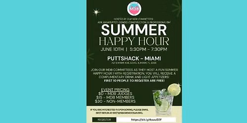 Group MDB Committee: Summer Happy Hour