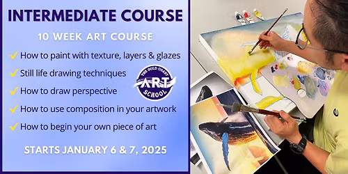 Intermediate Art Course \u2014 Gold Coast