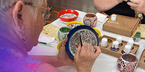 Ceramic Painting Art Classes Windsor, CT: Turkish Painting Workshop