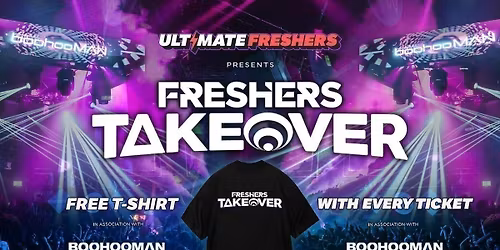FRESHERS TAKEOVER SURREY 2026 \u26a1\ufe0f Sold Out 15 years Running! \ud83d\udc55 FREE T-Shirt with Every Ticket! 