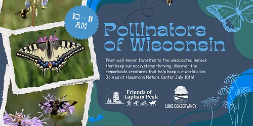 Pollinators of Wisconsin with Helen Holtz from Waukesha County Land Conservancy