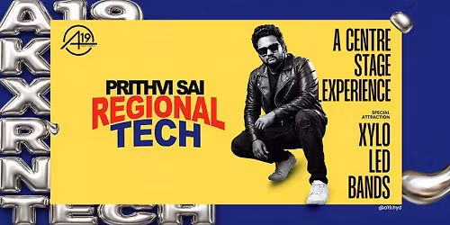 Regional Tech Ft. Prithvi Sai @ A19 Club