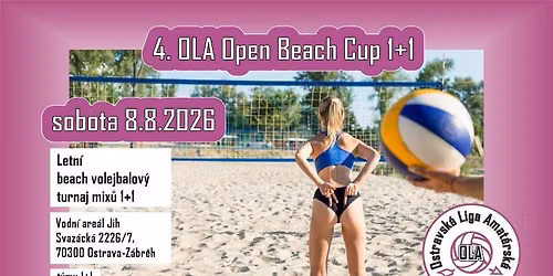 2026-08-08 - 4. OLA beach volejbalov\u00fd turnaj mix\u016f 1+1 mu\u017e\u016f a \u017een - Ostrava