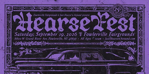 HearseFest 2026 \u2013 25th Anniversary!
