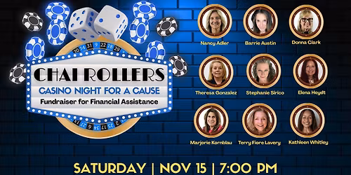 Chai Rollers: Casino Night for a Cause