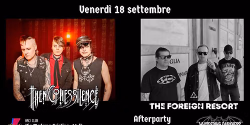 WHISPERING DARKNESS goth night: THEN COMES SILENCE e THE FOREIGN RESORT live at Ziggy Club - Torino