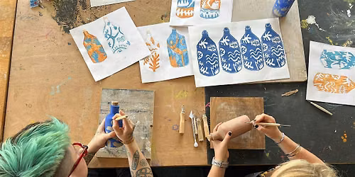 Sgraffito Scent Bottle Workshop at Manchester Craft and Design Centre.