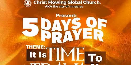 it is time to travail in the place of prayer 