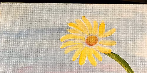 Daisy and Lady Bugs- Acrylic