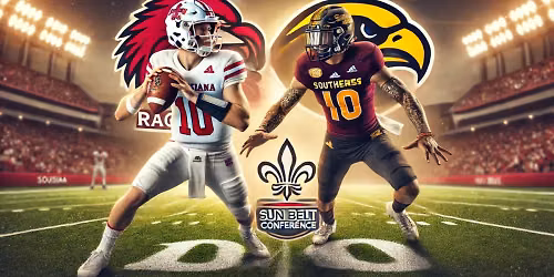 Louisiana Ragin Cajuns at Southern Miss Golden Eagles Football at MM Roberts Stadium