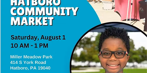 August Dedicated Kids Market at the Hatboro Community Market