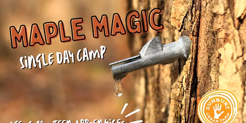 Single Day Camp - Maple Magic - Ages 5-13