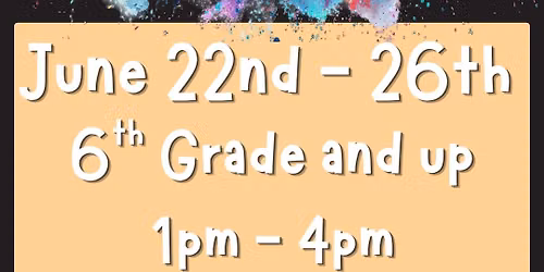 Art Explosion Summer Camp - 4th grade and up