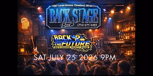 Back 2 The Future is Back at the Backstage Bar