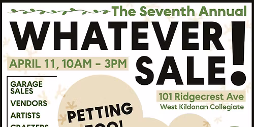 7th Annual WKC Whatever Sale 