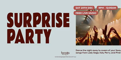 Live Band - SURPRISE PARTY