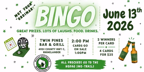 Hodag Sno-Trails - BINGO
