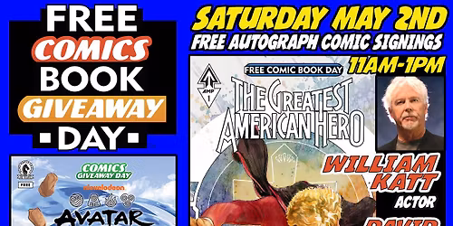 Free Comics Book Giveaway Day Saturday May 2nd
