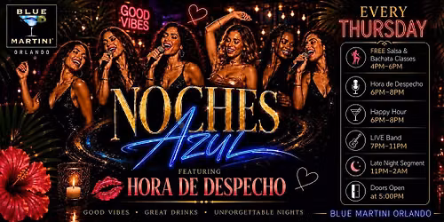 Noches Azul LATIN THURSDAY NIGHT Blue Martini Orlando