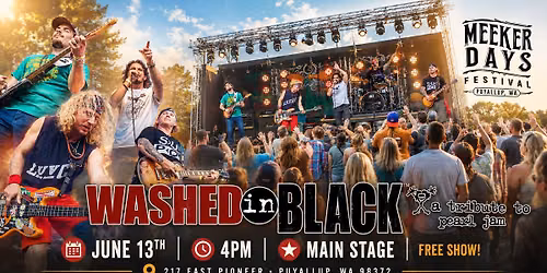 Washed in Black [Pearl Jam Tribute] at Meeker Days!