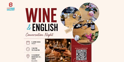 Wine & English (Registration Required!)
