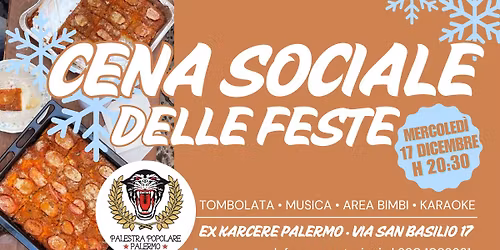 Cena sociale delle feste\u2744\ufe0f