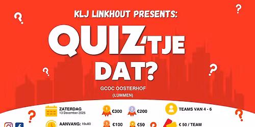 Quiz'Tje dat? 