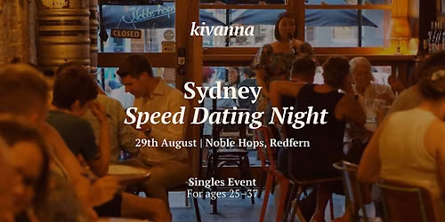 Sydney Speed Dating Night | Singles Event 25\u201337