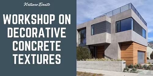 1 Day Workshop on Decorative Concrete Textures