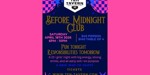 Before Midnight Club Dance Party