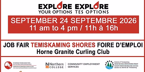 Explore Your Options Job Fair - Temiskaming Shores