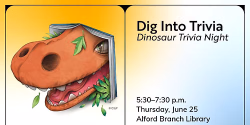 Dig Into Trivia: Dinosaur Trivia Night