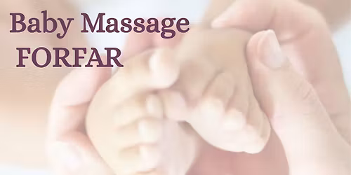 4 week block of Baby Massage - Forfar 