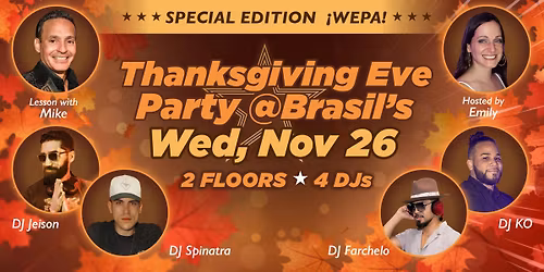 Thanksgiving Eve Party!  