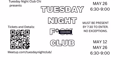 Tuesday Night F**k Club MAY 26