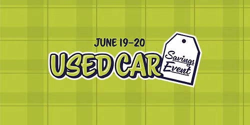 Morrie's Used Car Savings Event
