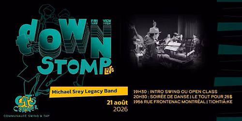 Downtown Stomp - musique live avec Michaël Srey — 1956 rue Frontenac, Montreal, QC, Canada, Quebec H2K2Z1