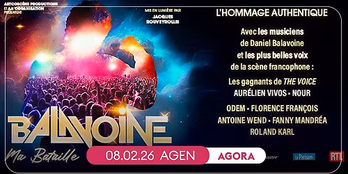 BALAVOINE \u2022 AGEN, AGORA \u2022 08 F\u00c9VRIER 2026