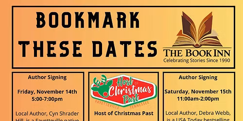 Book Signing at the Host of Christmas Past